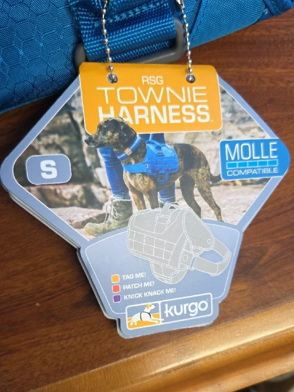 Kurgo Townie Harness in Teal Small